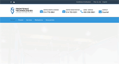 Desktop Screenshot of frontenactechnologies.com